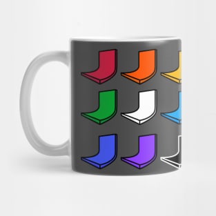 Background studio with colors Mug